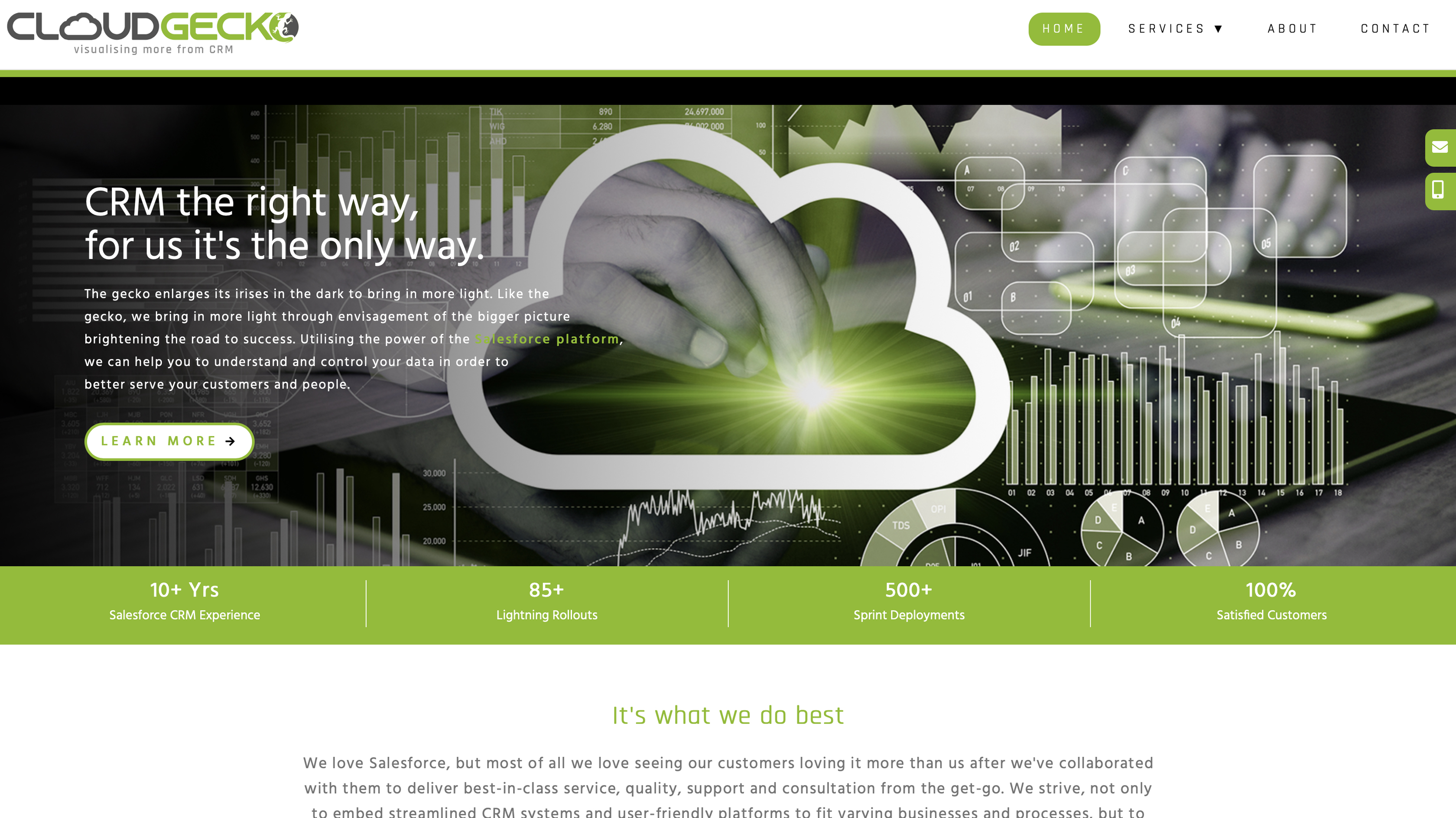 Cloud Gecko website by Jagz Bains, Web Designer, Web Developer and Creative Consultant in London